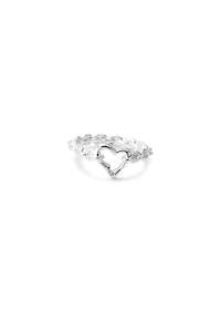 STOLEN GIRLFRIENDS CLUB MELTED HEART CHAIN RING