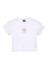 STUSSY SEAL RIB TEE - WHITE