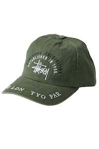 STUSSY WORLDWIDE LOW PRO CAP - GREEN