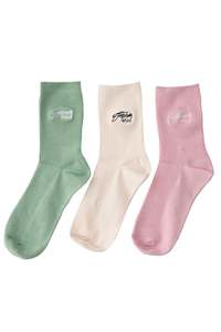 Stussy Womens Designs Rib Sock 3pk - Multi