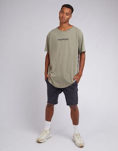 ST GOLIATH OVERLAP TEE - OLIVE