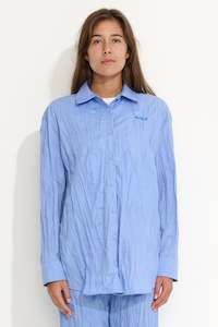 Misfit Only Involved Crinkle Shirt - Ultramarine