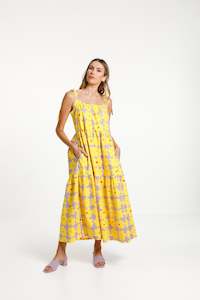 Womenswear: THING THING TIE UP ZIGGY DRESS - TROPICANA