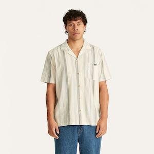 Womenswear: WRANGLER RESORT SHIRT - GHOST STRIPE