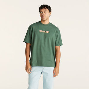 WRANGLER ALCHEMY SLACKER TEE - DARK IVY