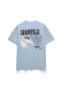 Womenswear: S DOUBLE PINTAILS TEE - WASHED BLUE