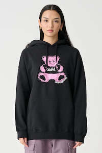 Womenswear: XGIRL TEDDY OS HOOD - BLACK