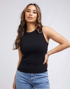 Womenswear: SILENT THEORY GRETA TANK - BLACK