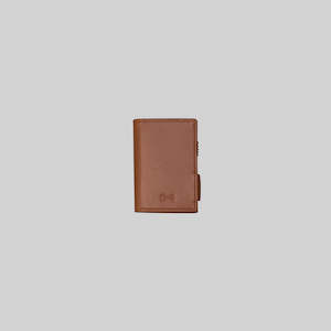 CRATE MINIMAL LEATHER WALLET - BROWN