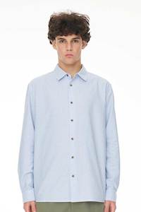 Huffer Oxford Ls Shirt - Blue Stripe