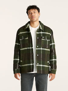 Womenswear: LEE TRADE JACKET - FOREST CHECK