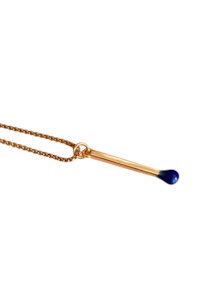 PENNY FOGGO MATCHSTICK NECKLACE - BLUE