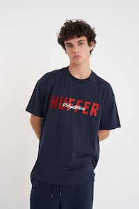 Huffer Block Tee/tiebreaker - Midnight