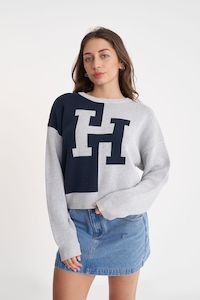 Huffer H-lock Rush Crew - Navy/silvermarle