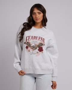 Womenswear: ALL ABOUT EVE FEARLESS CREW - SNOW