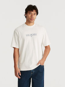 Lee Cityscape Baggy Tee - Vintage White