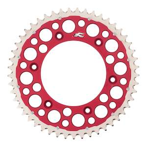 Renthal Sprocket Twinring Red 49T Bi-Metal Grooved