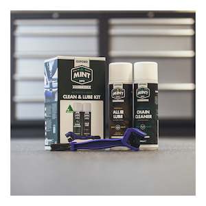 Oils Lubricants: Oxford Mint Motorcycle Chain Clean & Lube Kit