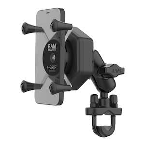 Phone Accessories: RAM X-Grip Phone Mount with Vibe-Safe & U-Bolt Base - Short