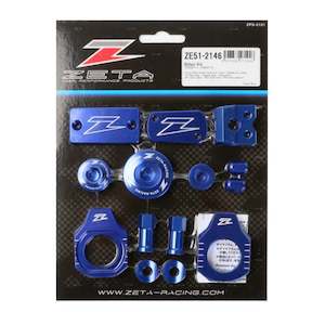 Motorcycle Accessories: Zeta Billet Kit KX250/450F - Blue