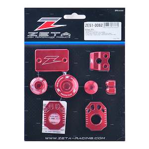 Motorcycle Accessories: Zeta Billet Kit CRF250 Rally - Red