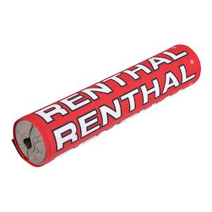 Handlebar Control: Renthal SX Handlebar Pad 10in - Red / White Retro