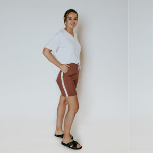 Jane - Women's Viscose Shorts- Desert