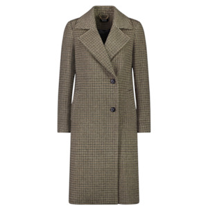 Clothing accessory: Rumour Woolen Coat - Taupe Check