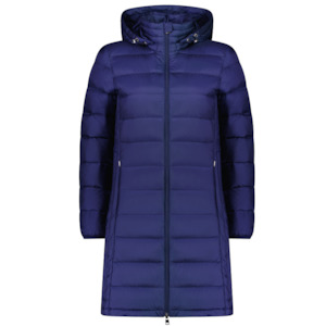 Sarah - Women's Long Packable Down Jacket - Moonlight