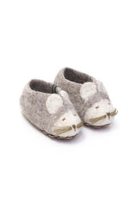 Clothing accessory: Mouse Slippers || Light Stone