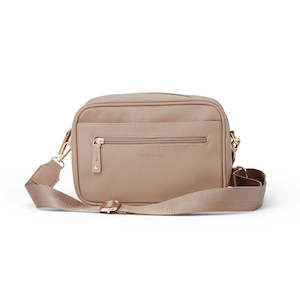 Clothing accessory: Harper Cross Body Bag || Natural Pebble