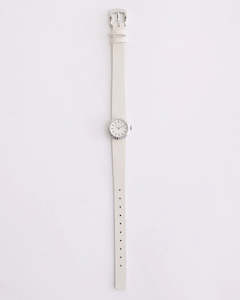 The Dot Watch || Milk Leather