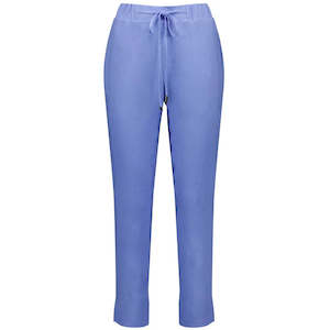 Goldie - Women's Linen Pant || Pool Blue