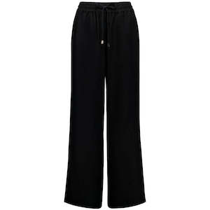 Isla - Women's Linen Pant || Black