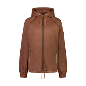 Ngapera - Women's Wind Breaker - Desert with Black Trim