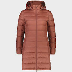 Sarah - Women's Packable Long Down jacket - Rose