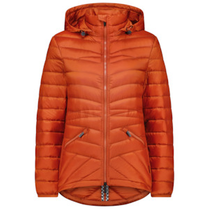 Cushla - Women's Packable Down Jacket || Intense Rust