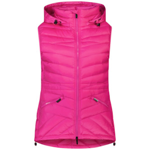 Mary-Claire - Women's Packable Down Vest - Hot Pink