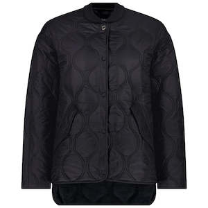 Clothing accessory: Talei Women's Quilt Bomber || Black