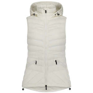 Mary Claire Women's Packable Down Vest || Cream