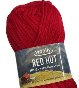 Yarn: Woolly Red Hut 8 Ply