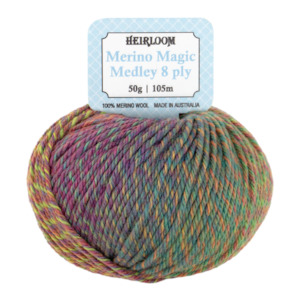 ~Heirloom Merino Magic Medley 8 Ply