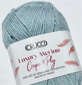 Yarn: ~Crucci 4 Ply Luxury Merino Crepe