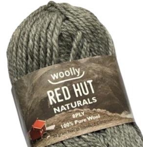 Yarn: ~Woolly Red Hut Naturals 8 Ply