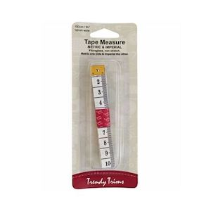 ~Trendy Trims Tape Measure Metric and Imperial 150cm/60"