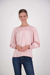 Briarwood: Maria Top. Pale Pink