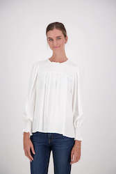 Womenswear: Briarwood: Maria Top. Ivory