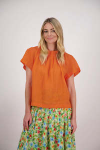 Womenswear: Briarwood: Pia Top. Orange.