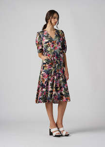 Womenswear: Madly Sweetly: Palm Reader Dress . Navy Multi.