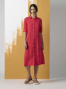 Madly Sweetly: Echo Shirt Dress. Watermelon.